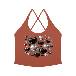 midnightheartstank,duilxwomen,heartgraphictank,luxurystreetwear,womenssummerfashion,goldenhourcollection,crisscrossbacktop,selflovefashion,madetoelevate