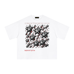 rockstar shirt,star graphic tee,streetwear brand,y2k aesthetic shirt,oversized tee,chrome star shirt,aesthetic clothing,grunge streetwear,hypebeast fashion,statement tee