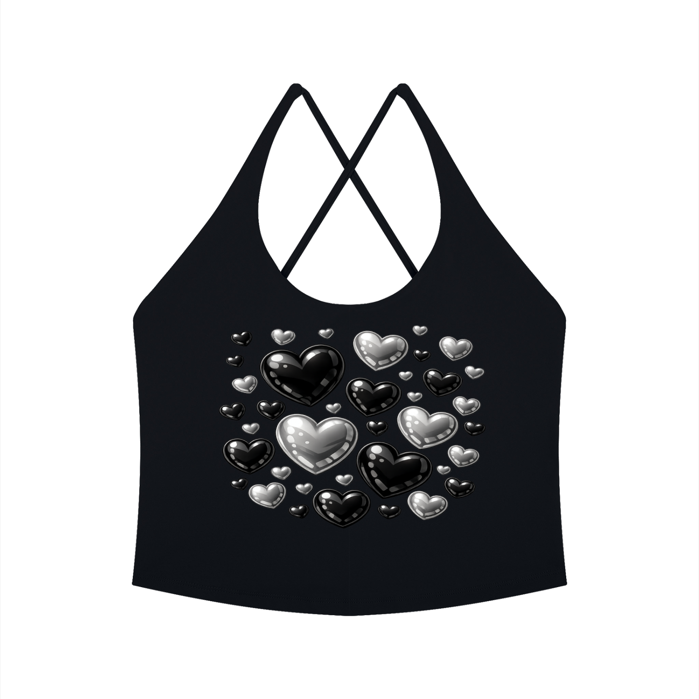 midnightheartstank,duilxwomen,heartgraphictank,luxurystreetwear,womenssummerfashion,goldenhourcollection,crisscrossbacktop,selflovefashion,madetoelevate