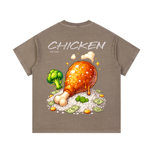 chicken shirt,streetwear shirt,hustle clothing,trendy tee,luxury streetwear,viral shirt,duilx clothing,get your chicken,unisex graphic tee,made to elevate