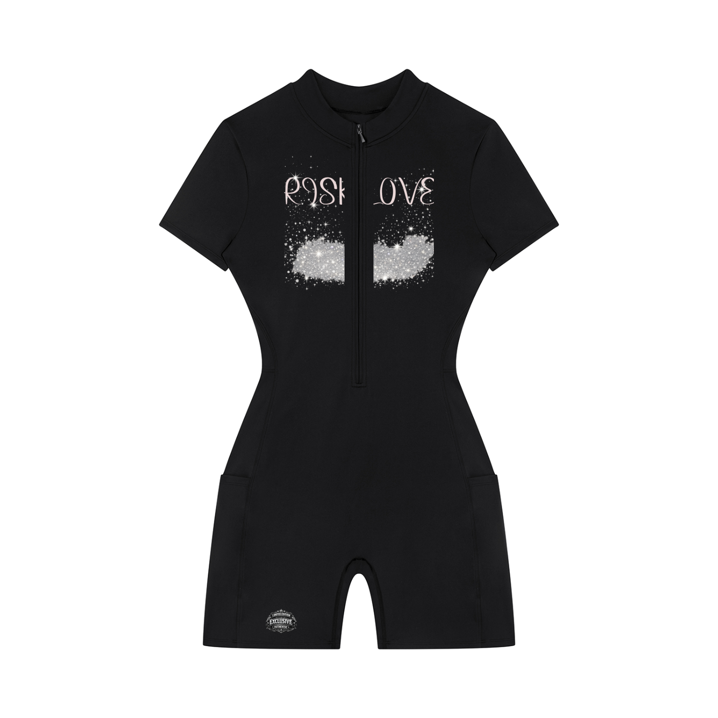Romper,limited edition,festival outfit,luxury streetwear,fitted,zip romper