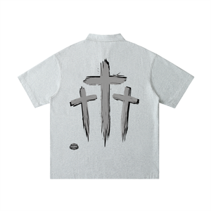 faith polo,luxury polo,christian apparel,cross polo shirt,premium streetwear,black polo,elevated style,duilx apparel,exclusive apparel,made to elevate