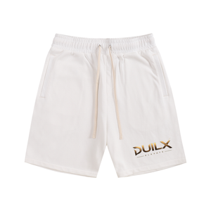 Duilx,Elite Mark Shorts,Luxury Shorts,Premium Streetwear,Black Shorts,Designer Shorts,Elevated Apparel,Summer Streetwear,Exclusive Clothing,Premium Cotton Shorts