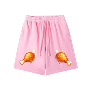 chicken shorts,graphic shorts,streetwear shorts,hustle shorts,summer streetwear,urban fashion,luxury streetwear,trendy shorts,elevated edition